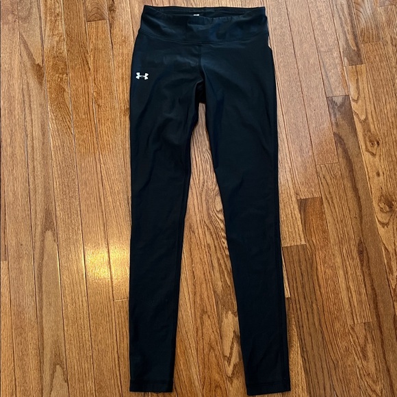 Under Armour Black Compression Leggings Pants Women’s Size Small - Picture 3 of 13